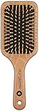 Natur-Haar-Bürste Holz Fripac-Medis Natural Line Paddle-Brush, 9-reihig, zum täglichen Durchkämmen und Entwirren der Haare, abgerundete Borsten, antistatisch für lange und dicke Haare | 1er Pack