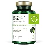 LifeWize® 180 Brokkoli Kapseln (10% Sulforaphan) + Piperin (Schwarzer Pfeffer) & Vitamin B12, Vegan, laborgeprüft Brokkoli Extrakt & ohne unerwünschte Zusatzstoffe