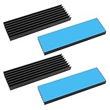 Aluminium Kühlkörper, 4 Stück Heatsink, Kühlkörper Mit Wärmeleitender, Aluminium Kühler Heatsink, Pc Kühlrippen Kühler, Zur Kühlung Elektronischer Komponenten, 70mmx22mmx6mm