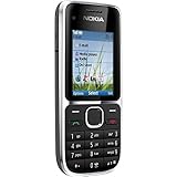 Nokia C2-01 Handy (5,1 cm (2 Zoll), 3,2 Megapixel Kamera) schwarz