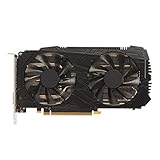 Yanmis RTX 2060 Grafikkarte, 256Bit 8GB GDDR6 1470/7000MHz PCI Express 3.0 Gaming GPU Grafikkarte, HDMI DP DVI mit Zwei Lüftern für Büro- und PC-Gaming