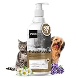 Animigo Conditioner für Hunde & Katzen - 500ml Spülung - Mit Kokosöl & Avocadoöl - Für Langhaar & Kurzhaar - Bei Juckreiz, Geruch & trockene Haut - Schonende Fellpflege für Katze & Hund - Ohne Parfüm