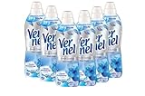 Vernel Fresh Control Cool Fresh Weichspüler (6x32 Waschladungen), Wäscheduft für 24/7 langanhaltende Frische mit Geruchs-Neutralisierungs-Technologie, recycelbare Flasche