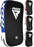 RDX Schlagpolster zum Kampfsport, Curved Trittschlagpolster Kickboxen, Muay Thai Training, Maya Hide Leder Boxen Schlagkissen, MMA Thai Pads Trainerpratzen Boxpratzen Boxpads (Nur ein Pad)