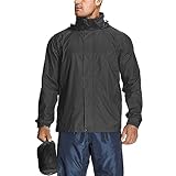 yeyity Regenjacke Herren Wasserdicht Leicht Faltbare Fahrrad Regenjacke mit Kapuze Atmungsaktiver Windbreaker Windjacke Wanderjacke Outdoorjacke(7058,Black,XXL)