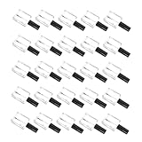 OATIPHO 20 Stück Flache Nagellackflaschen mit Deckel Aufbewahrung für Nagellack Pflegeöle und Kreative Nail Art Designs