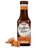 Schwartau Coffee Shop Karamell-Sirup - Barista-Qualität für Kaffee-Kreationen, Kaffeesirup, Natürlicher Geschmack ohne Farbstoffe, 200ml