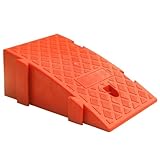 Tragbare leichte 25 x 45 x 19 cm hohe Trittunterlage für Rollstühle, Elektromobile und Motorräder, Rot