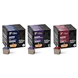 Tchibo Qbo Espresso Premium Kaffeekapseln 81 Stück, 3x27 Kapseln in Würfelform, verschiedene Sorten von kraftvoll bis mild, aromaversiegelt, klimaneutral kompensiert, Kaffeegenuss zum Vorteilspreis