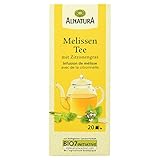 Alnatura Bio Melissen-Tee mit Zitronengras, 20 Beutel, 30g