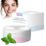 Zahnaufhellung,Aufhellendes Zahnpulver,Kariesprävention mit Sanfter Reinigung,Entfernt Flecken von Tee,Kaffee,Wein und Rauchen,Sensitivfreie Formel,für Alle Zähne,Frischer Atem(50g)