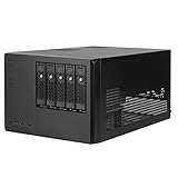 SilverStone Technology CS351, Hot-Swapping-fähiges SAS-12G-/SATA-6G-NAS-Gehäuse mit 5 Einschüben und hoher Leistung, SST-CS351, Schwarz