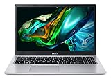 Acer Aspire 3 (A315-58-31C2) Laptop | 15, 6' FHD Display | Intel Core i3-1115G4 | 8 GB RAM | 512 GB SSD | Intel UHD Graphics | Windows 11 | QWERTZ Tastatur | Silber