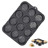 Silikon-Brotform | 12 Mulden Hamburger-Kastenform – Backwerkzeug, Brotbackform für Kuchen, Schokolade, Muffins, Hamburger