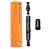 K&F Concept Objektiv Reinigungsstift Weiche Spezial Reinigung Reinigungspinsel für Digitalkamera-Reinigung zur Reinigung von Objektiv, Linsen, Filter, Kamera, DSLR, Optik (Doppelter Karbonkopf)