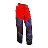 Pfanner Gladiator Keprotec Schnittschutzhose Rot, XXL langgestellt