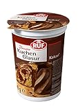 RUF Kuchen-Glasur Kakao, Schokoladen-Glasur mikrowellengeeignet, zum zum Glasieren & Dekorieren von Kuchen, Torten, Muffins und Plätzchen, glutenfrei, 1 x 500g