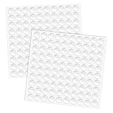 200 Stück Selbstklebend Türpuffer, 8MM Gummipuffer, Transparent Schutzpuffer Gummipuffer Stoßfänger Pads, Selbstklebend Elastikpuffer, Gummifüße, Türstopper Gumminoppen für Türschränke und Schubladen