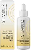 St Moriz Professional Tan Boosting Face Drops, zur Hautpflege hinzufügen für individuelle Bräune, hell bis dunkel 50ml