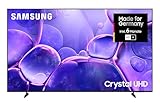 Samsung Crystal UHD U8079F 4K 75 Zoll (189 cm) LED Fernseher, Crystal Prozessor 4K, MetalStream Design, SmartThings, AI Upscaling, Gaming Hub, Knox Security, Kostenlose Inhalte, Smart TV