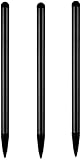 3Pcs Schwarz Stylus-Stifte für Touchscreens,hochpräziser Eingabestift für alle universellen,universeller iPad-Stift mit feiner Spitze für iPad, Handy/iPad/Samsung/Android/Tablet und andere Touchscrees