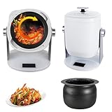 Automatische Kochmaschine mit intelligenter Trommel, 360° Drehung, Ultra-breiter Körperneigungswinkel, Digitalanzeige zum Rühren, Braten und Schmoren