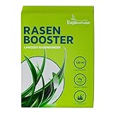 Rasenmax Rasendünger Rasen Booster - Rasendünger Frühjahr Rasendünger Sommer, Dünger Rasen Moos, Stickstoffdünger, turbo Rasen Dünger, Streuwagen, Langzeitdünger & Frühjahrsdünger, 3 kg für 120 m2