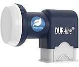 DUR-line Blue ECO Quattro LNB - extrem stromsparend - nur für Multischalter - Premium-Qualität - [ Test SEHR GUT *] digital, Full HD, 4K, 3D