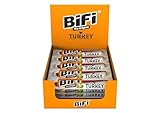 BiFi Turkey Sticks – 24er Pack (24 x 20g) – Pute Wurst Snack To Go - Luftgetrocknet Fleisch & Wurstwaren Paket - mit Pfeffer, Koriander und Knoblauch - Ideale Knabberbox - Wurstpaket