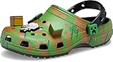 Crocs Elevated Minecraft Classic Clog 208472-90H, Unisex slides, green, 43/44 EU