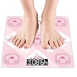 Body Fat Scale, Scale for Weight and Fat Percentage, High Precision Digital Weighing Machine with LED Display, Health Analyzer for BMI Tracking, Muscle Mass, Home Gym, and Wellness Goals