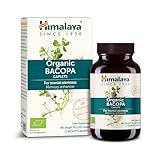 Himalaya Bio Bacopa (Brahmi) Monnieri Nootropisches Kräuterergänzungsmittel, geistige Wachsamkeit, unterstützt Ruhe, Gedächtnis, Kognition, zertifiziert biologisch, gentechnikfrei, 60-Tage-Versorgung