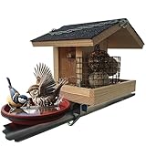 STAFECO® Vogelfutterhaus Wildvogeltränken Vogeltränke...