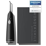 Wondersmile Munddusche PRO - SmoothFlow-Technologie für optimale Zahn- & Zahnfleischpflege - Zahnzwischenraumreiniger mit 4 Modi - PowerAkku mit bis zu 30 Tagen Laufzeit (1er Pack)