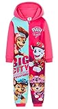 Paw Patrol Onesie Kinder Schlafoverall Mädchen und Jungen(Rosa, 3-4 Jahre)