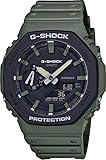 Casio Herren Analog – Digital Quarz Uhr mit Harz Armband GA-2110SU-3AER