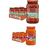 Ben's Original Sauce - Multipack - Süß-Sauer ohne Zuckerzusatz (6 x 395g) I Rotes Cremiges Curry (6 x 400g), 12 Gläser (6 x 395g I 6 x 400g)