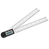 Winkelmesser Digital, Präziser Digitaler Winkelmesser 360 Messung, Messschieber Digital, Robustes Metall Winkelmesser, für Handwerker, Bauarbeiten