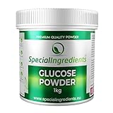 Special Ingredients Glukose-Pulver 1kg Prämien Qualität, Vegan, GVO-frei, Glutenfrei, Nicht Bestrahlt, Recycelbarer Behälter