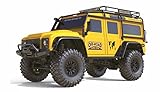 Amewi 22589 Dirt Climbing SUV Safari Crawler 4WD 1:10 RTR inkl. Akku, Fernsteuerung, Ladekabel, Gelb