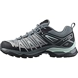 Salomon X Ultra Pioneer Gore-Tex Damen Wanderschuhe, Alle Wetterbedingungen, Sicherer Fußhalt, Stabil und gedämpft, Stormy Weather, 40 2/3