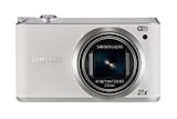 Samsung WB350F Smart-Digitalkamera (16 Megapixel, 21-fach opt. Zoom, 7,6 cm (3 Zoll) Touchscreen) weiß