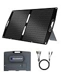 ECO-WORTHY 100W Solarpanel Faltbar XT60, ETFE, Mono Solarpanel mit 23% Wirkungsgrad, geeignet für Powerstation, Wohnwagen, Outdoor, Camping, Garten