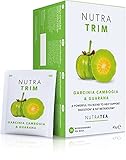 Nutra Tea NUTRATRIM, Detox Tee zum Abnehmen, Stoffwechseltee unterstützt den Stoffwechsel & die Kontrolle des Blutzuckerspiegels, 20 wiederverwendbare Teebeutel, Kräutertee mit Grüntee & Fenchel