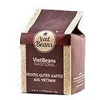 VietBeans Traditional – Ganze Kaffeebohnen – Traditionelle Trommelröstung - Hochwertiger vietnamesischer Kaffee – Geeignet für Vollautomaten - 250g