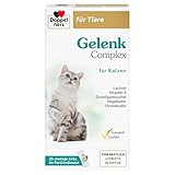 Doppelherz Gelenk Complex für Katzen – Mit essentiellen Omega-3 Fettsäuren + Vitamin E – 25 Licks
