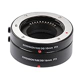 Hersmay Autofokus Makro MFT Zwischenringe Extension Tube Set 10mm/16mm Micro Four Thirds M4/3 für Panasonic GH3 GH4 GH5 GH5s GF6 GX85 GX7 G1 GF1 GX1 für Olympus E-PL5/6/7/8/9 E-M5 E-M10 E-PL5