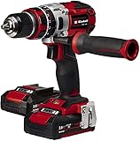 Einhell Professional Akkuschrauber TP-CD 18 Li-i BL Kit Power X-Change (18 V, Schlagfunktion, Brushless, 60 Nm, 2 Gang, LED Licht, Koffer, inkl. 2x 2,0 Ah Akku + Ladegerät)