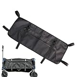 Evember Faltbare Seitentasche für Wagen, große Kapazität, 600D Oxford – Outdoor-Zubehör, Kinderwagen-Organizer, schwarz, für Camping, Picknick, Garten, Strand