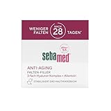 Sebamed Anti-Aging Faltencreme Falten-Filler, Feuchtigkeitspflege für Männer und Frauen, mit 3-fach Hyaluron Komplex, auch für bereits ausgeprägte Falten, mindert Falten nach nur 28 Tagen, 50ml